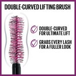 Maybelline The Falsies Lash Lift Washable Mascara Volumizing, Lengthening, Lifting, Curling, Multiplying, Eye Makeup, Blackest Black, 1 Count - Image 2